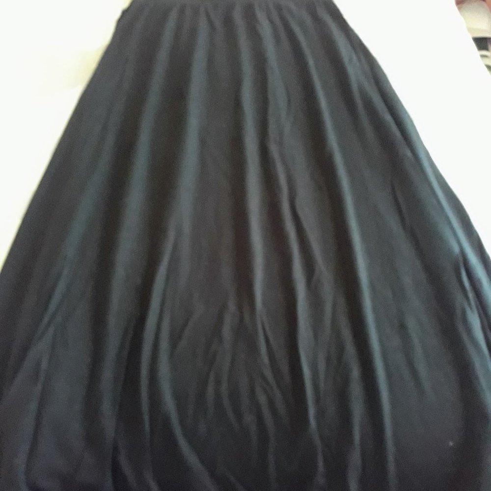 Girls Long Black Skirt